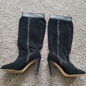 Michael Kors Black suede boots